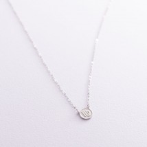 Silver necklace "Zodiac sign Virgo" 181052diva Onix 40