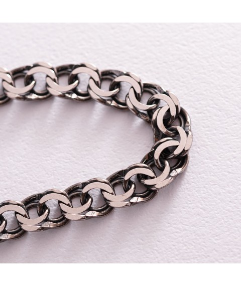 Men's silver bracelet (garibaldi) ch021751 Onix 21