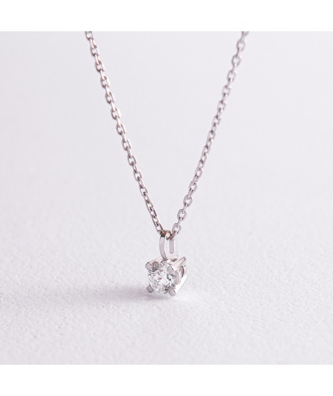 Necklace in white gold with diamond 719291121 Onyx 40