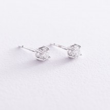 Gold stud earrings (diamond) sb0343di Onyx