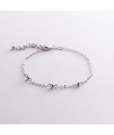Gold bracelet "Balls" b04931 Onix 20