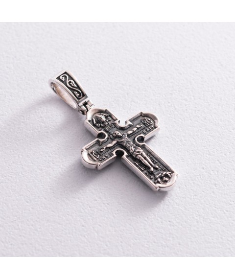 Silver cross with crucifix 132712 Onyx