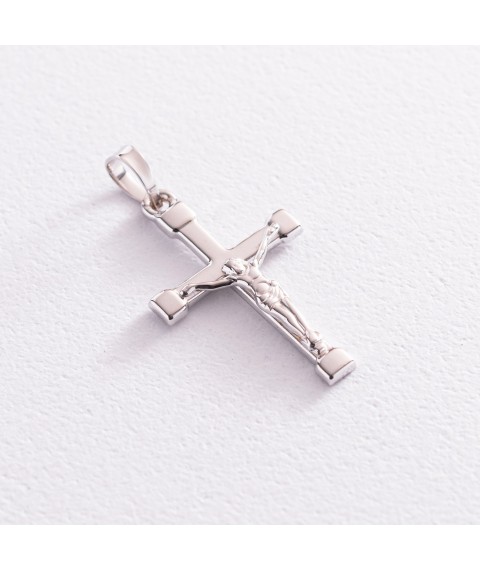 Gold cross with crucifix p03659 Onyx
