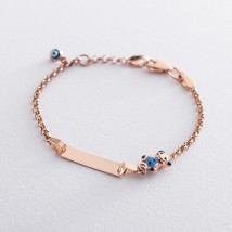 Children's bracelet for engraving "Bear" b03132 Onix 14