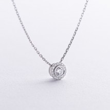 Necklace with diamonds (white gold) 739491121 Onyx 45