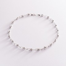 Necklace "Fantasy" in white gold coll01877 Onyx 40