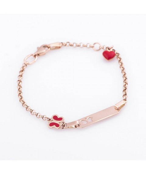 Children's bracelet with enamel b02587 Onix 15