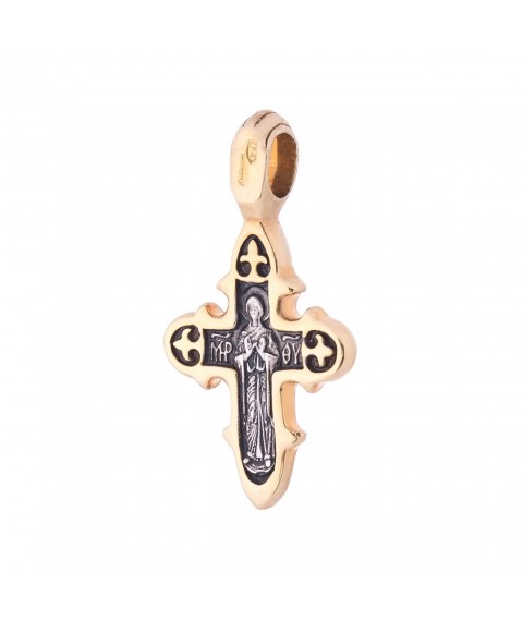 Silver cross with crucifix 131798 Onyx