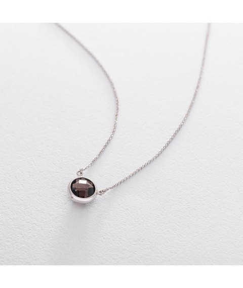 Gold necklace (smoky quartz) count01324 Onyx 50