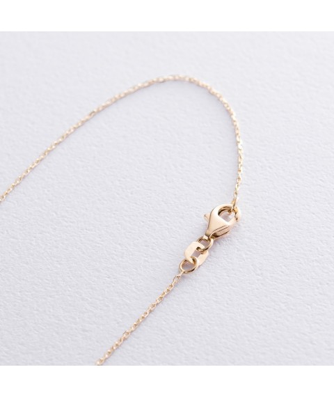 Necklace "Harmony" in yellow gold coll01676 Onix 45