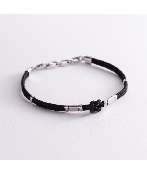 Men's bracelet "Sea Knot" ZANCAN EXB518R-NE Onix 19.5
