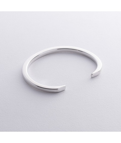 Hard silver bracelet 141678 Onix 18