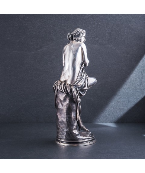 Серебряная фигура ручной работы "Нимфа" сер00052н Онікс