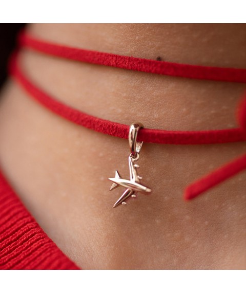 Pendant "Mriya" in red gold p03776 Onyx