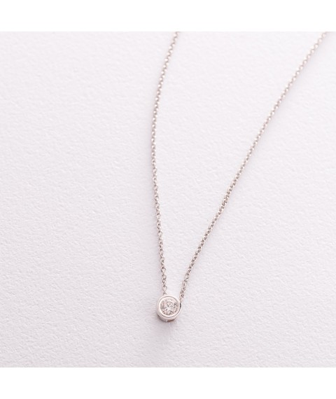 Gold necklace with diamond flask0029sa Onix 44