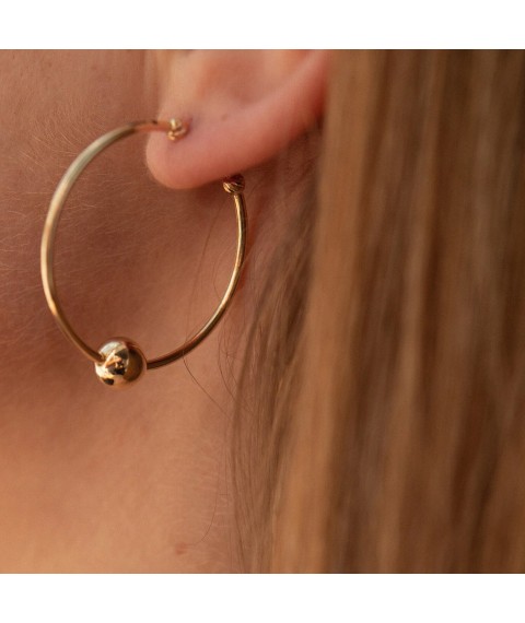 Earrings - rings Harmony in yellow gold s07315 Onyx