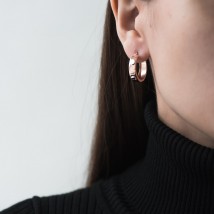 Gold earrings - rings s06670 Onyx