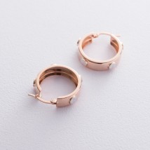Gold earrings - rings s06670 Onyx