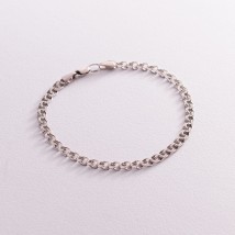 Men's silver bracelet (garibaldi) p0226514 Onix 18