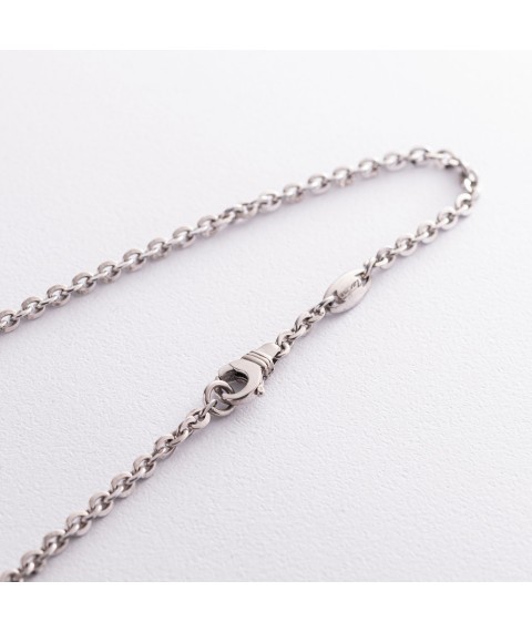 Men's silver necklace "Bullet" Zancan EXC331 60