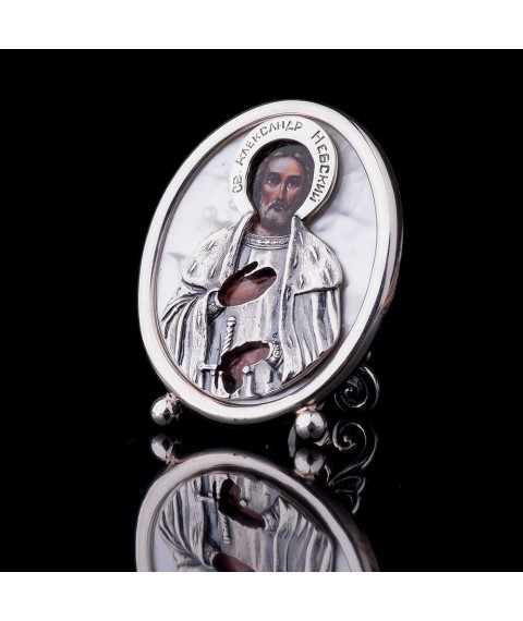 Icon "St. Alexander Nevsky" 23408a Onyx