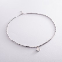 Золоте кольє Клевер кол01371 Онікс  45