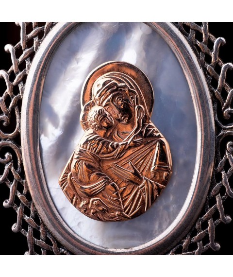 Icon of Our Lady of Vladimir 23430 Onyx