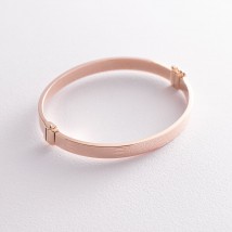 Love bracelet in red gold (0.6 cm) b03296 Onyx 18.5