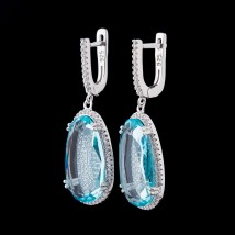 Серьги с фианитами 121769г Онікс