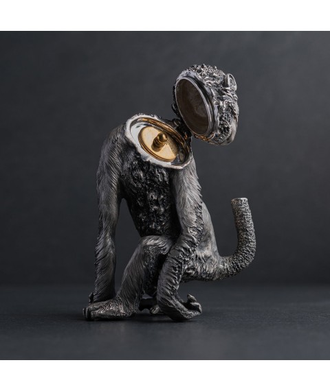 Handmade silver figure (kerosene lamp) 23111 Onyx