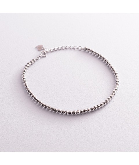 Silver bracelet "Balls" 141600 Onix 20