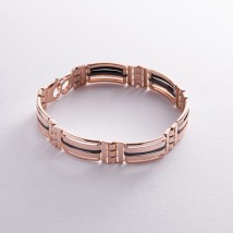 Men's gold bracelet (hematite) b05270 Onix 22