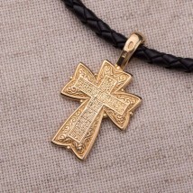 Православный крест (чернение,позолота) 131458 Онікс