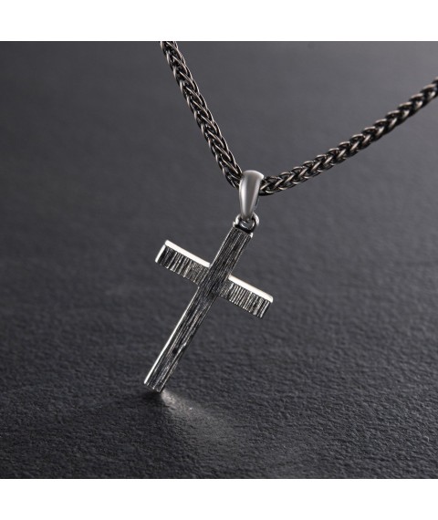 Silver cross with blackening 132700h Onyx