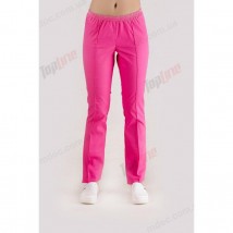 Women's medical pants White Pink
