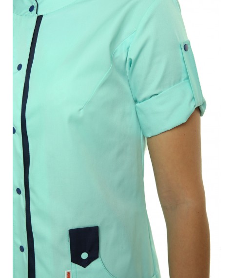 Delhi Medical Suit Mint-Navy / Blau