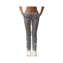 Women's medical pants with pockets Light/gray