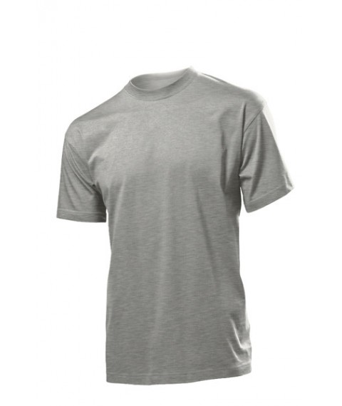 Мужская классическая футболка Серый/меланж