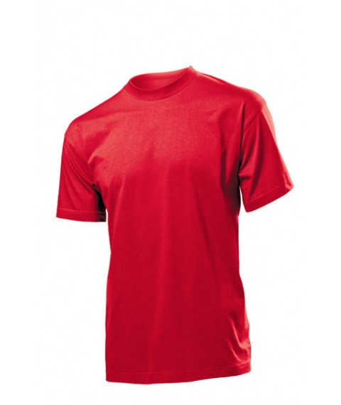 Мужская классическая футболка Красный
