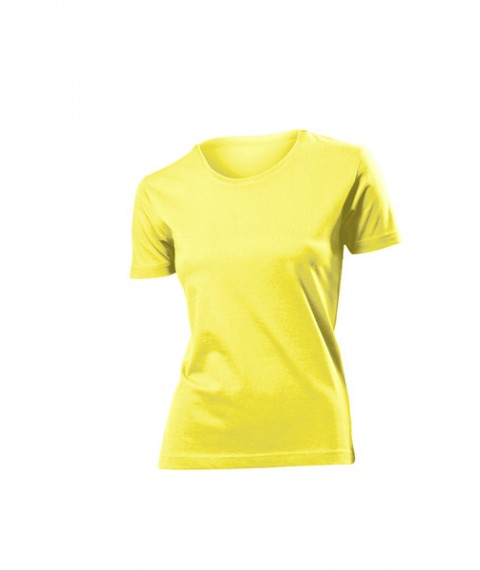 Damen T-Shirt Klassiker Gelb