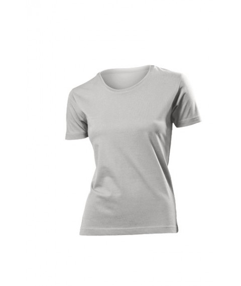 Женская футболка классическая Серый-меланж