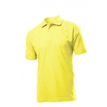 Herren Poloshirt Gelb