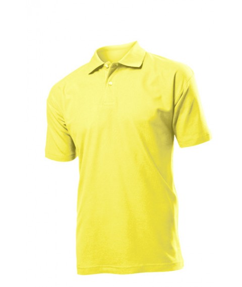 Herren Poloshirt Gelb