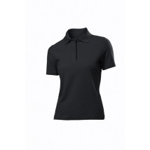 Women's polo shirt White Black