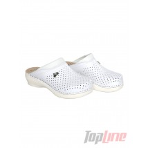 Women's medical slippers Sabo Leon PU100 White