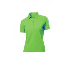 Women's polo shirt White Green