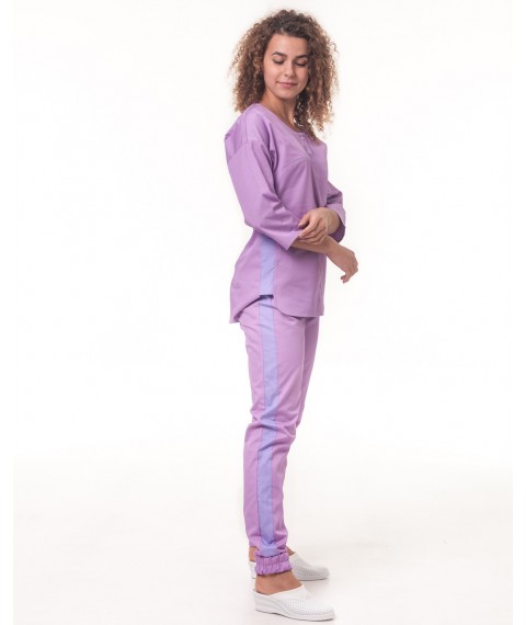 Medical suit Parma 3/4 Lavender-lilac