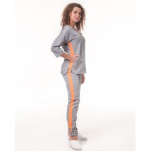 Medical suit Parma 3/4 Light/gray-orange