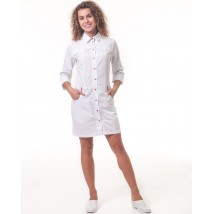 Medical gown Georgia White-red
