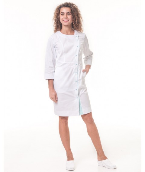 Medical gown Paris White-mint